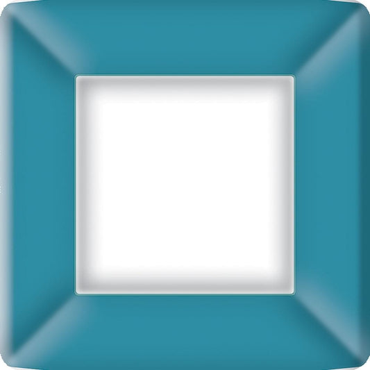 Classic Linen On Ice  Square Paper Dinner Plate - Shelburne Country Store