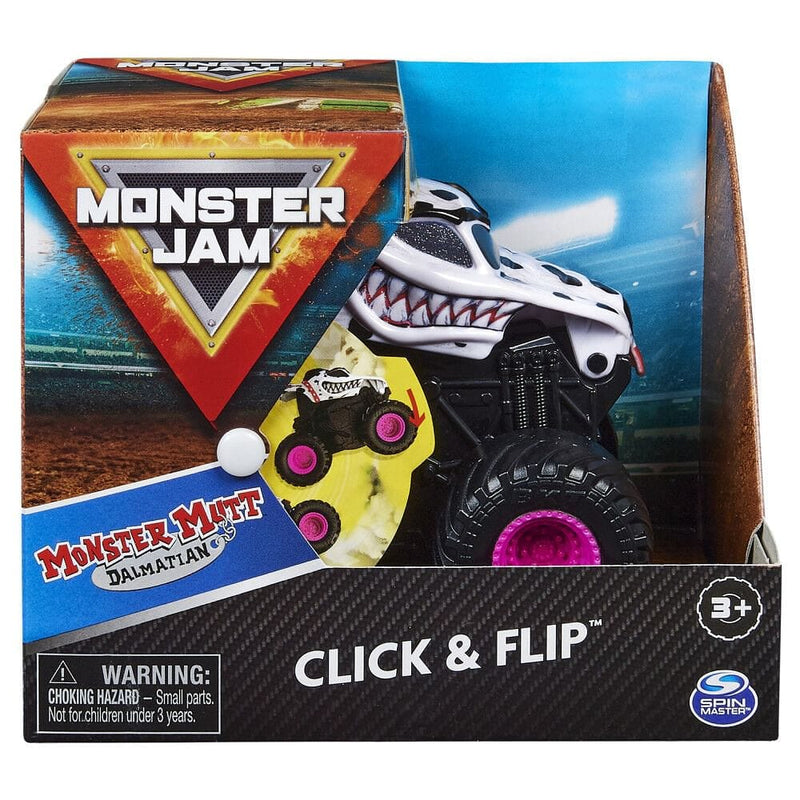 Monster Jam - Click N Flip Monster Truck - Monster Mutt - Shelburne Country Store