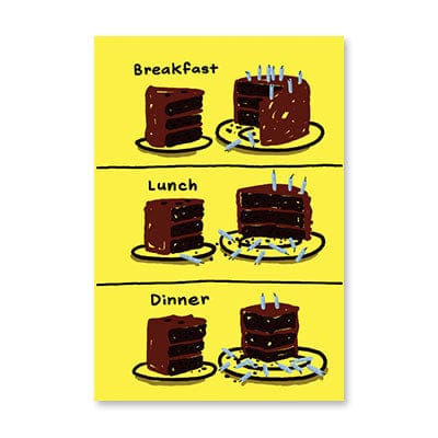 Cake Meal Birthday Card - Shelburne Country Store
