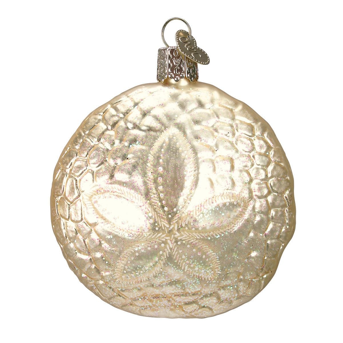Sand Dollar Glass Ornament - Shelburne Country Store