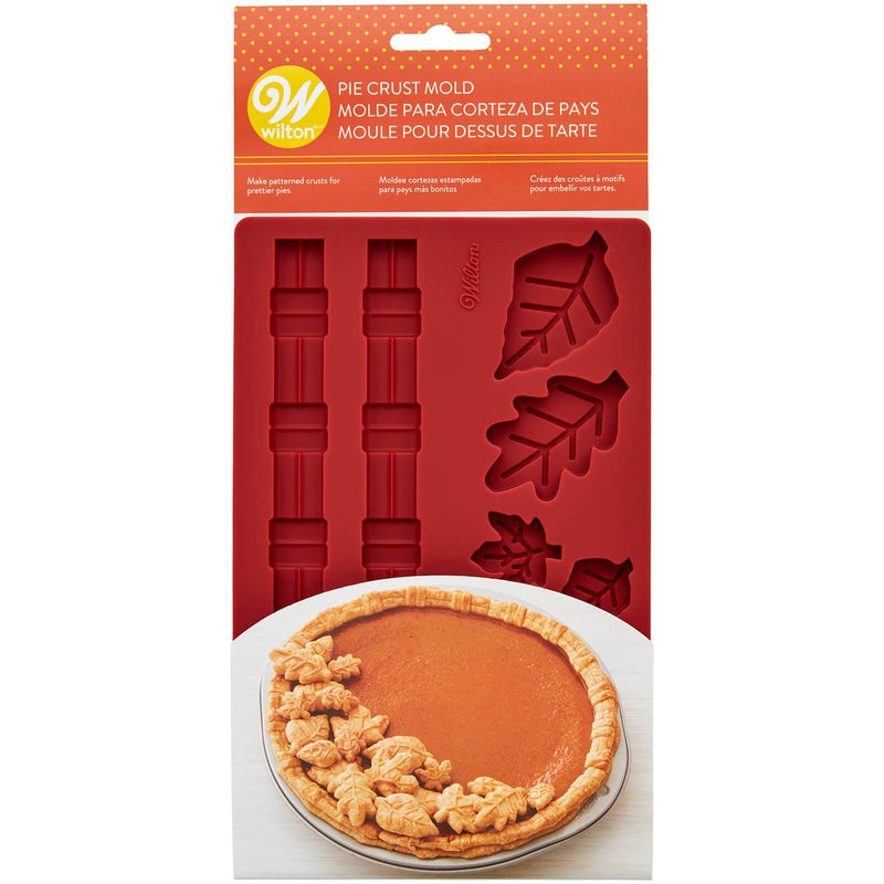 Wilton Silicone Pie Crust & Leaves Mold - Shelburne Country Store