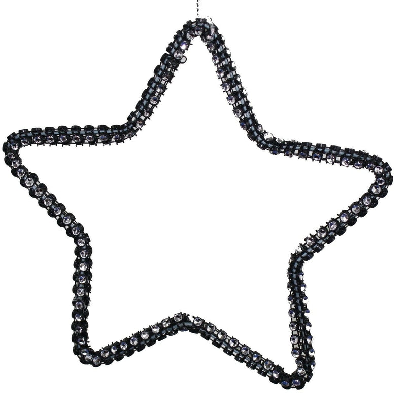 6 inch Crystal Star Ornament - Pink - Shelburne Country Store