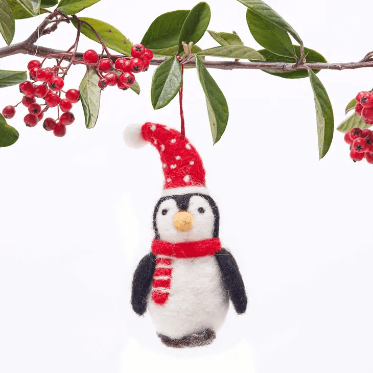 Penguin Felt Ornament - Shelburne Country Store
