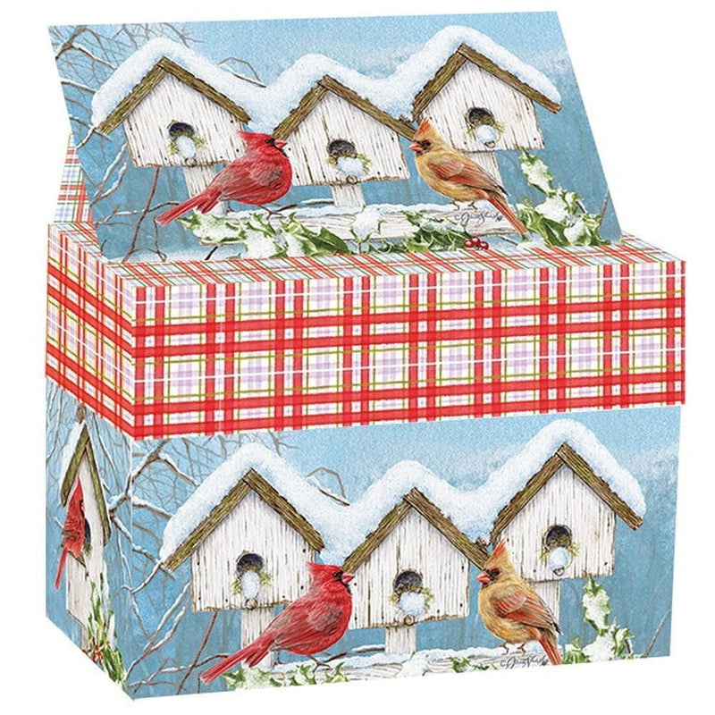 Cardinal Birdhouse Recipe Card Box - Shelburne Country Store