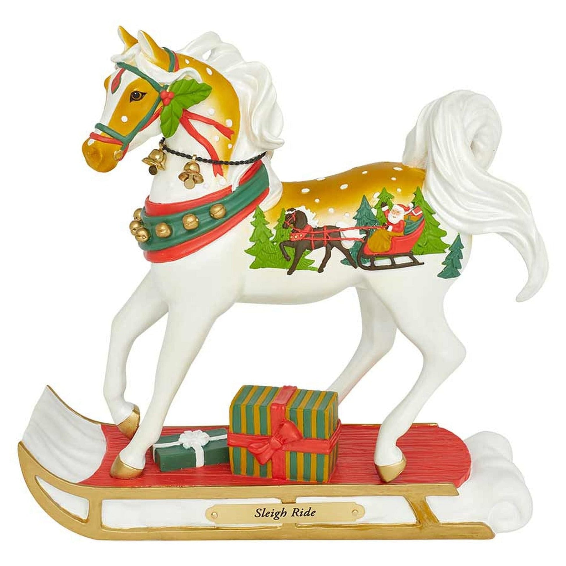 Sleigh Ride Figure - Painted Ponies - Shelburne Country Store
