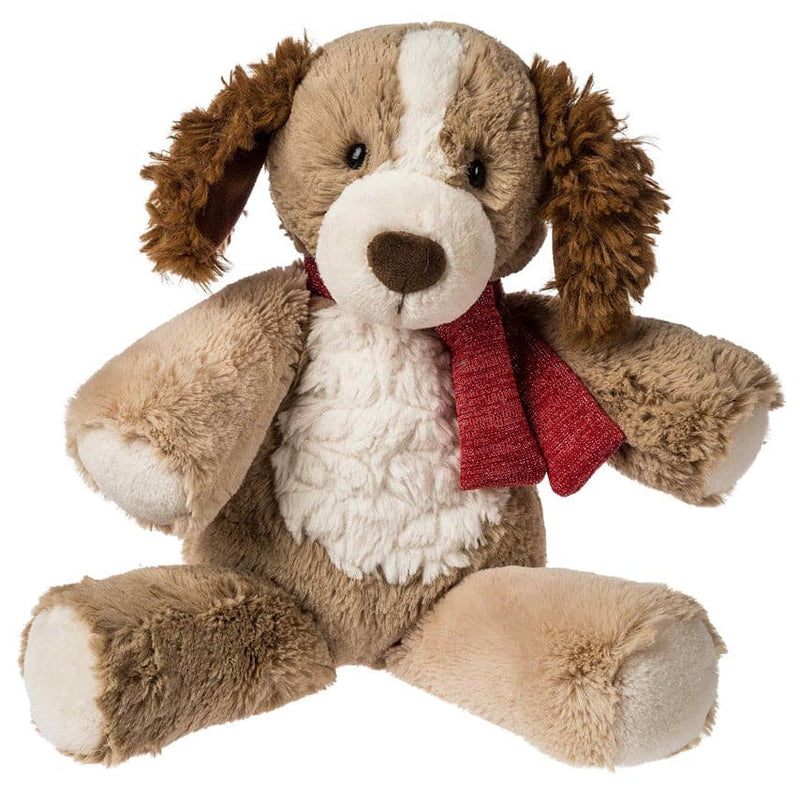 Marshmallow Holiday Parker Pup – 13″ - Shelburne Country Store