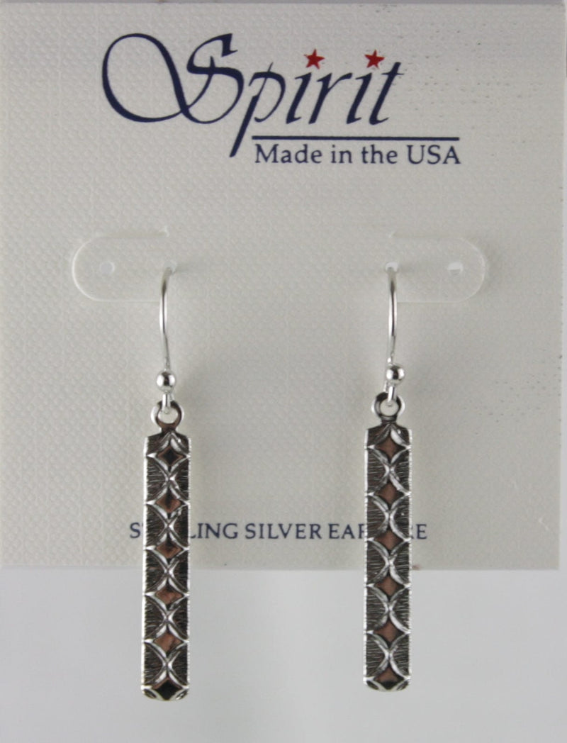 Textured Bar Drop Earring - Shelburne Country Store