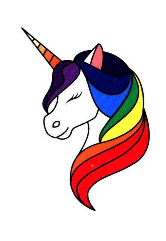Rainbow Unicorn Sticker - Shelburne Country Store