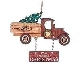 Wooden Vintage Ford Ornament - - Shelburne Country Store