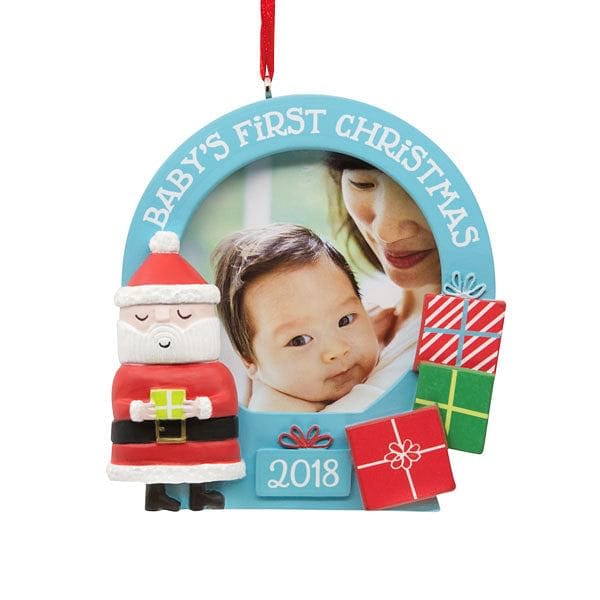 Baby's First Christmas 2018 Photo Ornament - Shelburne Country Store