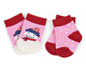 Infant Socks 2 Pack - Girls Cheerful Snowman - Shelburne Country Store