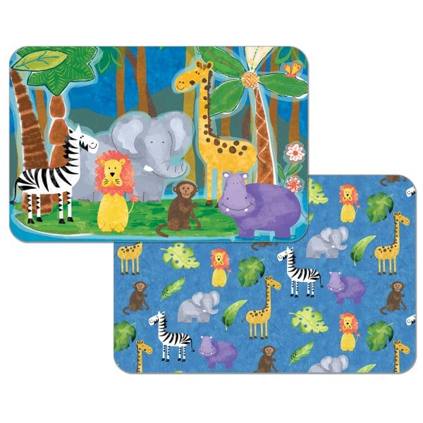 Kids Jungle Friends – Easy Care Reversible Placemat - Shelburne Country Store