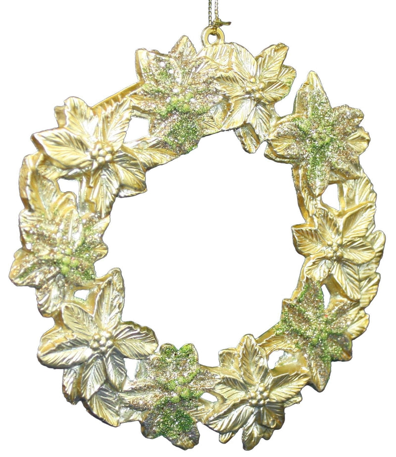 4.8 Inch Plastic Christmas Wreath - Light - Shelburne Country Store