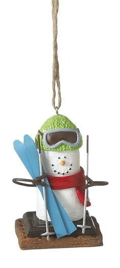 S'mores Winter Sport Ornament - Skiing - Shelburne Country Store