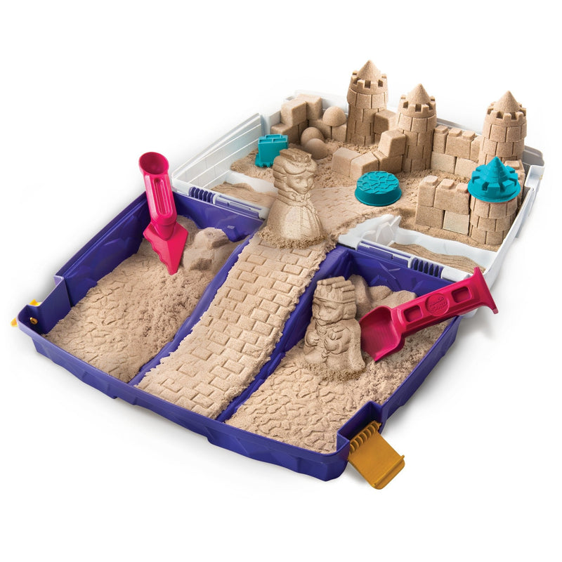 Kinetic Sand - Folding Sand Box with 2 lbs and Mold and Tools - Shelburne Country Store