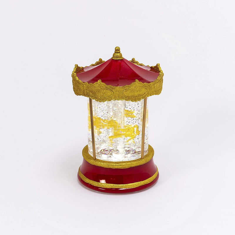Carousel Water Globe Lantern - Shelburne Country Store