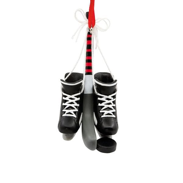 Hockey Skates, Stick & Puck Ornament - Shelburne Country Store