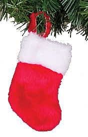 Mini Stocking With Plush Cuff - 6 inch - Shelburne Country Store