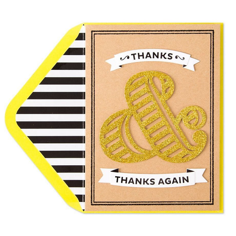 Thanks And Thanks Again Thank You Card - Shelburne Country Store