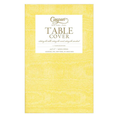 Moiré Paper Table Cover in Yellow - Shelburne Country Store