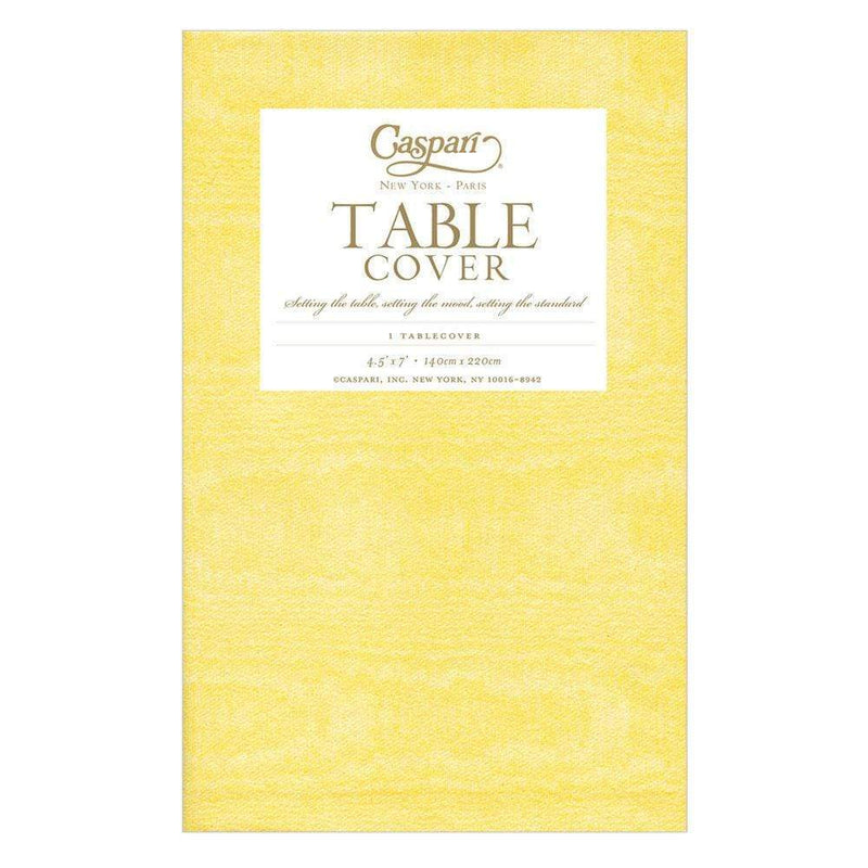 Moiré Paper Table Cover in Yellow - Shelburne Country Store