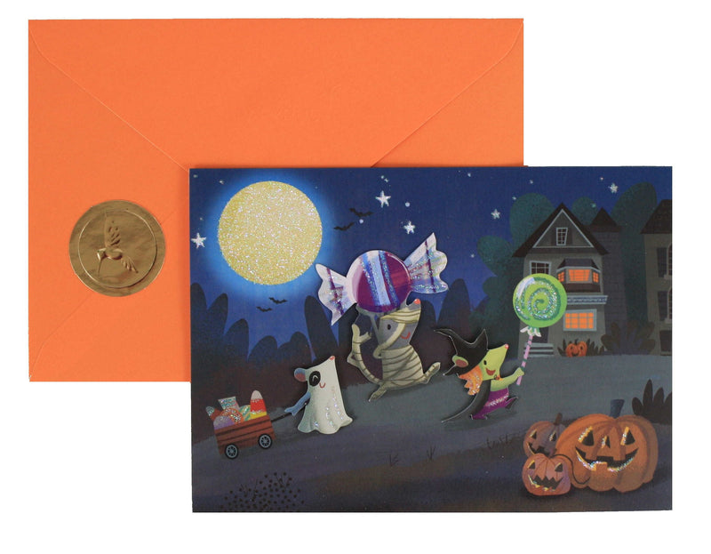 Trick or Treat Mice Halloween Card - Shelburne Country Store