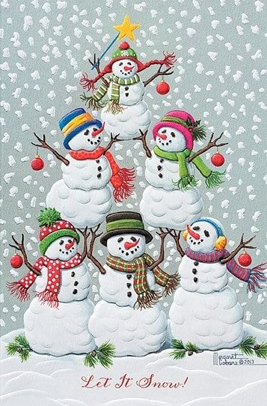 Tree of Snowmen  Boxed Cards - Shelburne Country Store