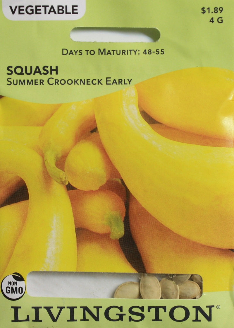Seed Packet - Squash - Summer Crookneck Early - Shelburne Country Store