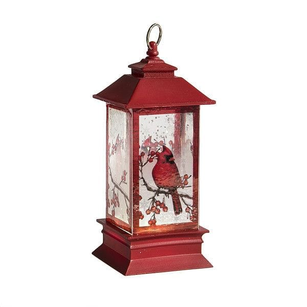 Lighted LED Lantern with Cardinal Mini Shimmer - Shelburne Country Store