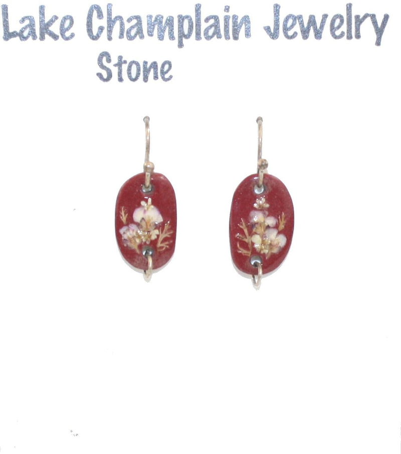 Lake Champlain Stone Earrings - - Shelburne Country Store