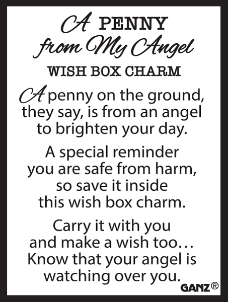A Penny from My Angel Wish Box Charm - Shelburne Country Store