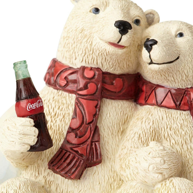 Jim Shore Coca-Cola Coke Polar Bear Couple Figurine - Shelburne Country Store