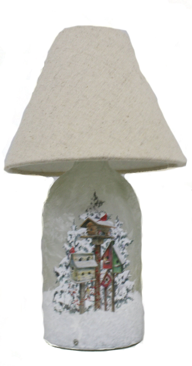 Lit Bottle With Shade - Birdhouses - - Shelburne Country Store