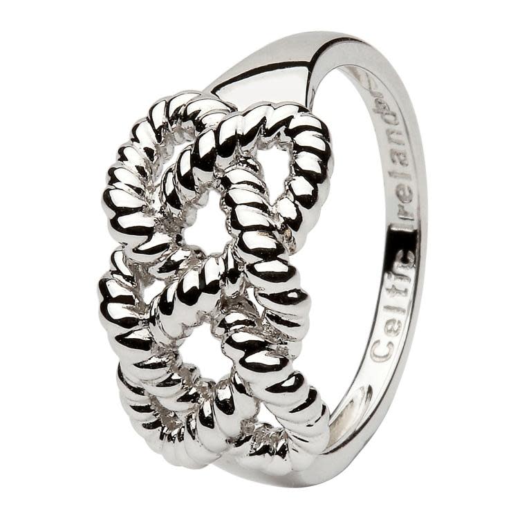 Sterling Silver Fisherman's Knot Ring - - Shelburne Country Store