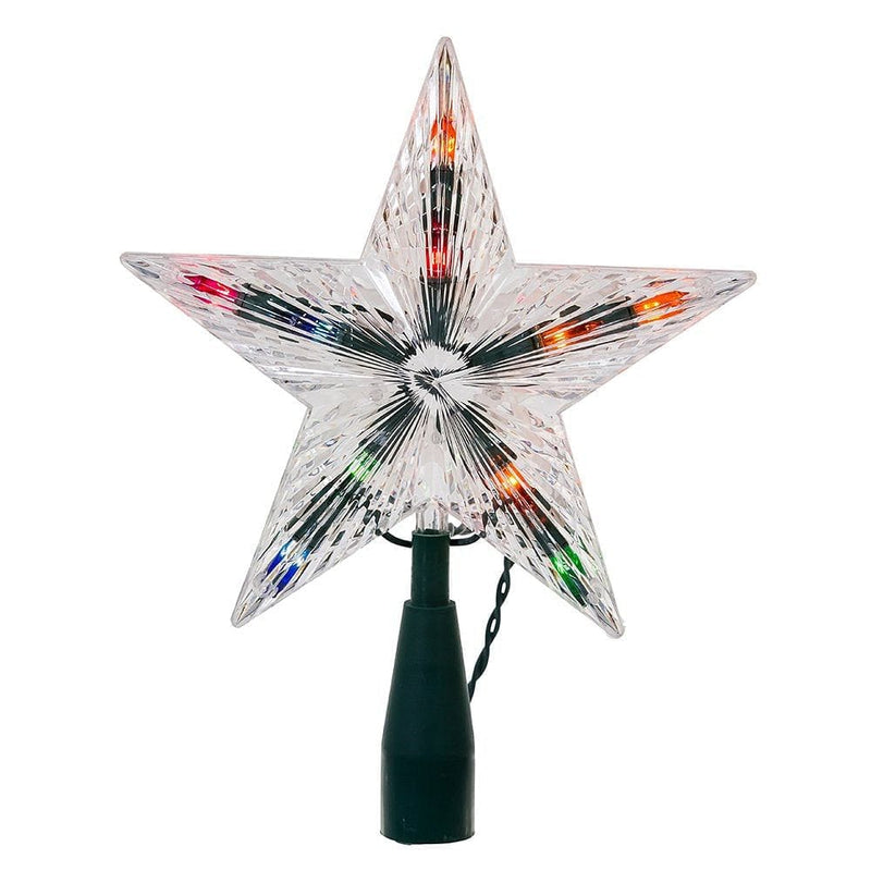 Multi-Colored Star Lighted Treetop - Shelburne Country Store
