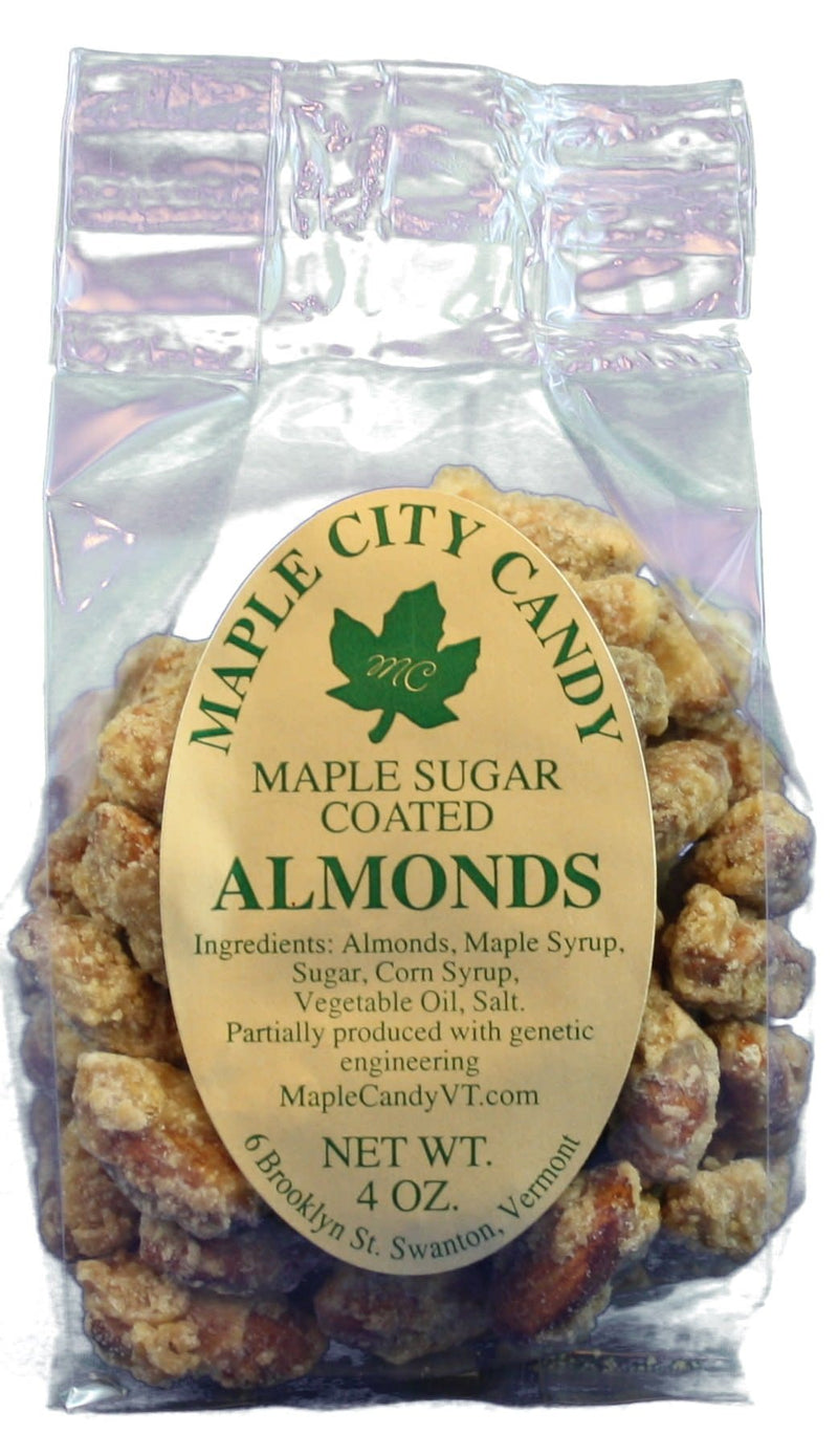 Maple Sugar Coated Nuts 4 Ounce Bag - - Shelburne Country Store