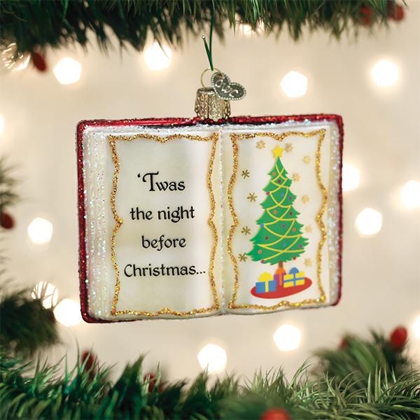 The Night Before Christmas Glass Ornament - Shelburne Country Store