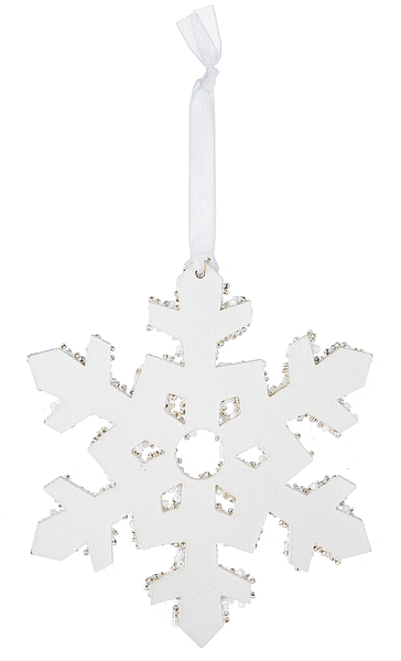Beaded Snowflake Ornament - Style 2 - Shelburne Country Store