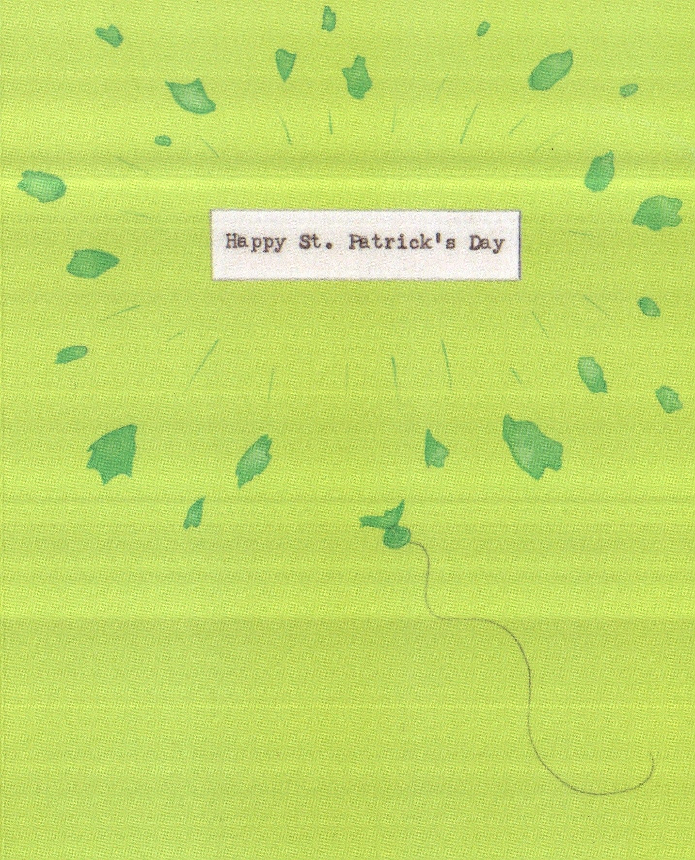 Porcupine friends St. Patricks Day Greeting Card - Shelburne Country Store