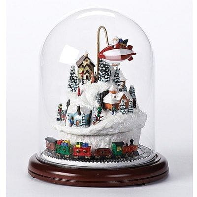 Musical 9 inch Dome Santa Blimp - Shelburne Country Store