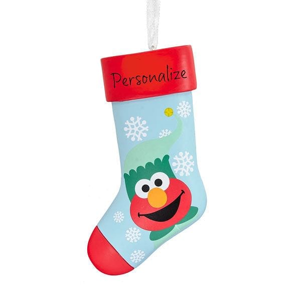 Elmo Stocking Personalized Ornament - Shelburne Country Store