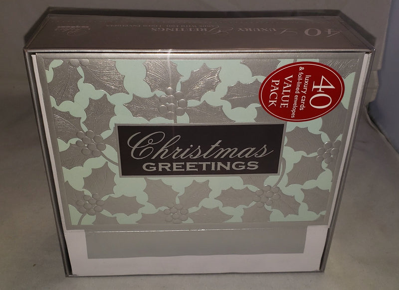 Holiday Luxury Favorites Value 40 Card Box - Christmas Greetings - Shelburne Country Store