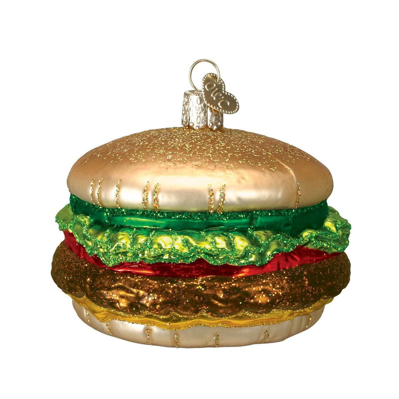 Cheeseburger Glass Ornament - Shelburne Country Store