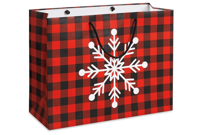 Holiday Eurototes - 16 x 6 x 12", Vogue, Snowflake - Shelburne Country Store