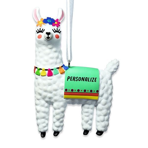 Llama Personalizable Ornament - Shelburne Country Store