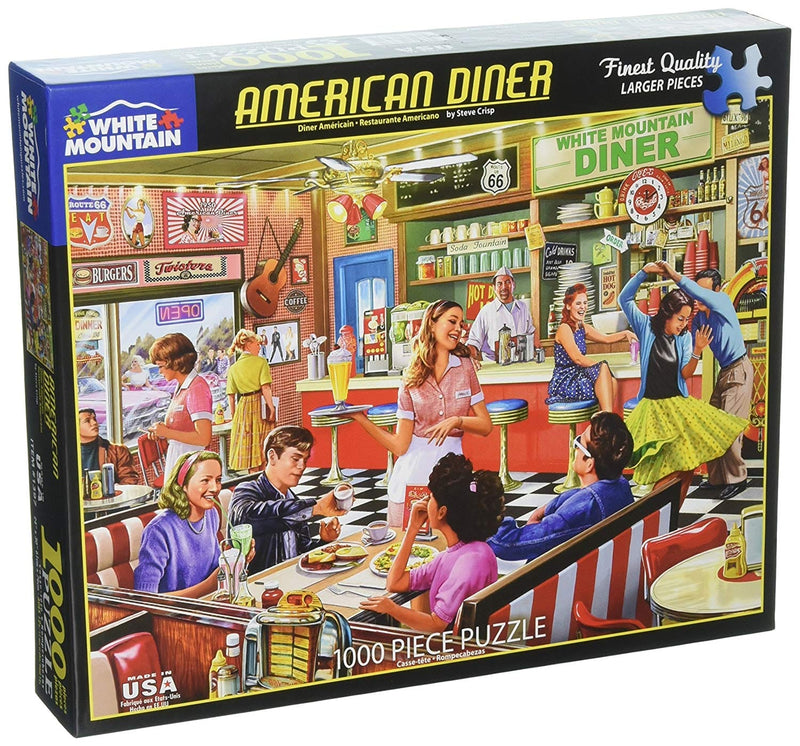 American Diner Puzzle - 1000 Piece - Shelburne Country Store