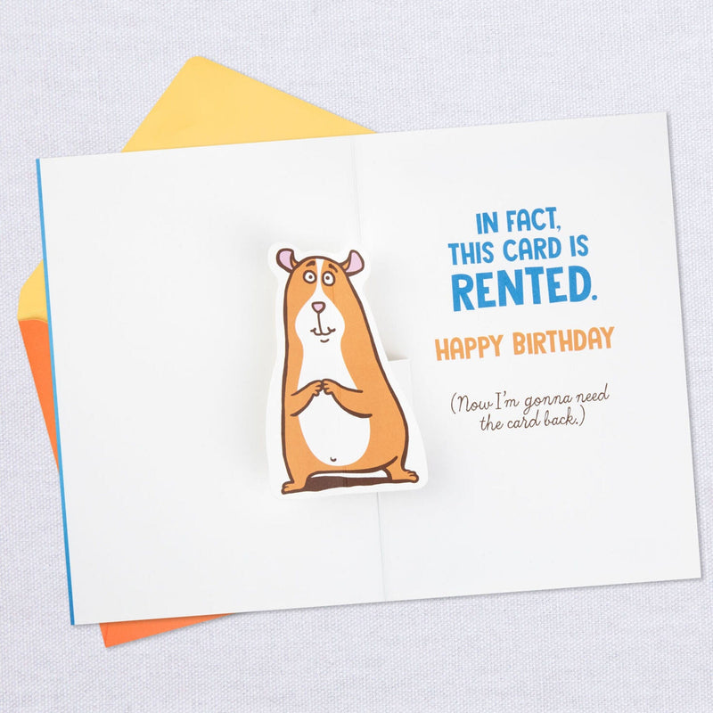 Times Are Hard Funny Pop-Up Birthday Card - Shelburne Country Store
