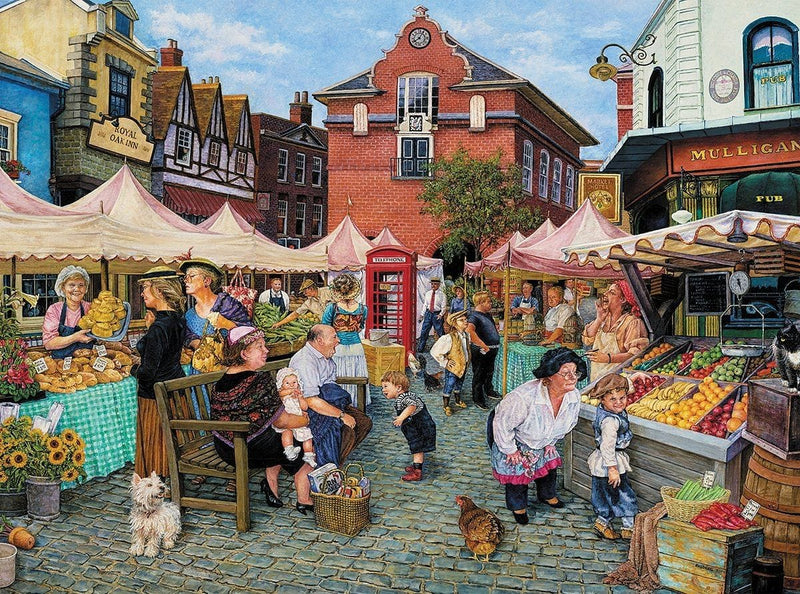Farmers Market Puzzle - 1000 Piece - Shelburne Country Store