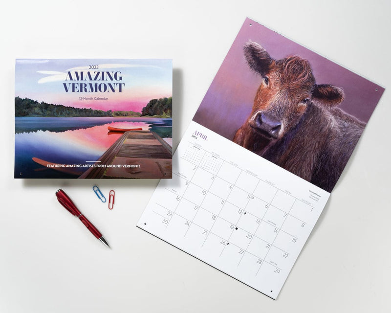 2023 Amazing Vermont - Vermont Artists Wall Calendar - Shelburne Country Store