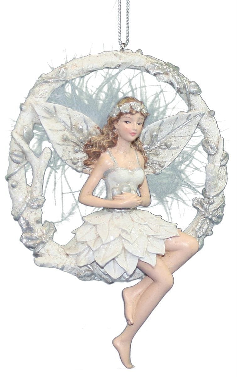 Resin Silver/White Fairy Hoop - Brunette - Shelburne Country Store